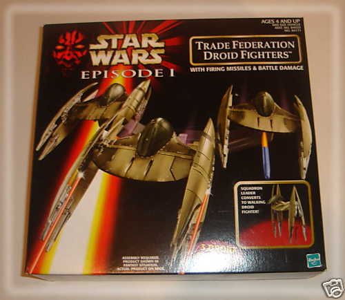 Star Wars TRADE FEDERATION DROID FIGHTERS Episode 1  