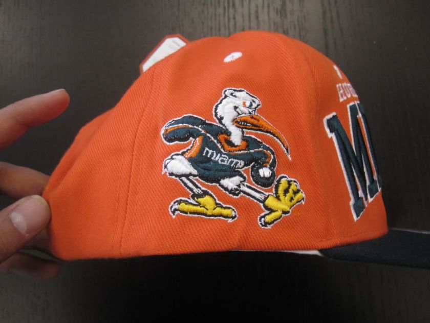 Zephyr Vintage Miami Hurricanes Snapback in Orange NWT $50  