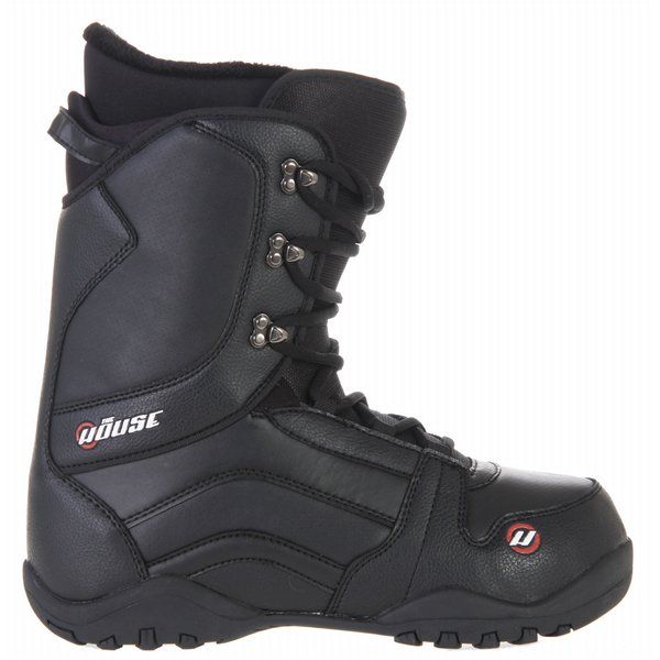 House Transition Mens Snowboard Boots Black  