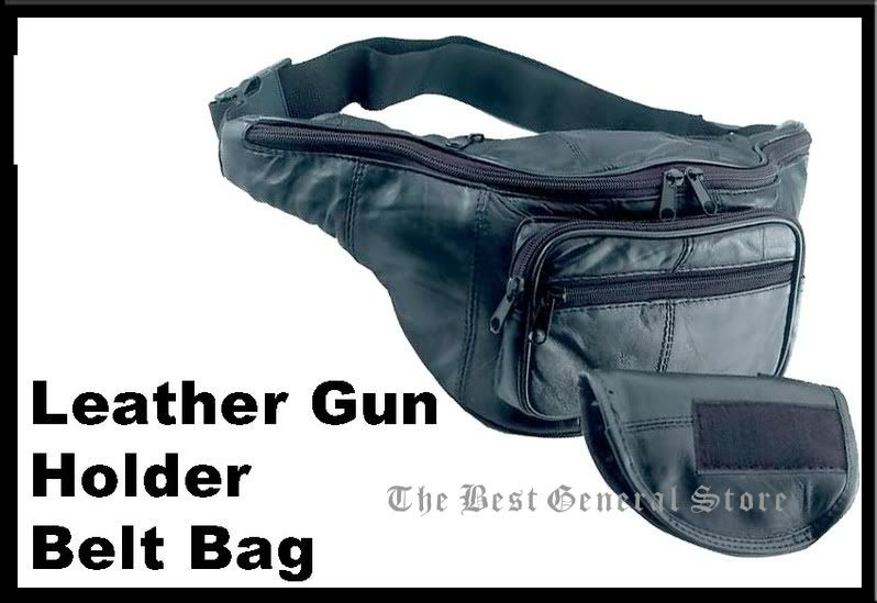 This great Fanny Pack quickly unzips to access your pistol held by 