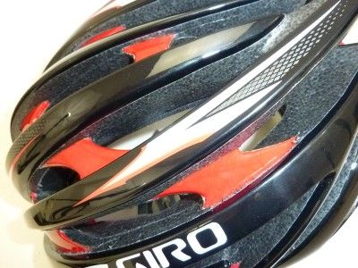 2011 Giro Aeon bicycle helmet RED BLACK LARGE NEW  