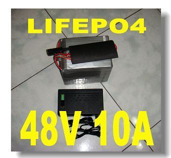 48V 10AH LIFEPO4 BATTERY electric bicycle BIKE scooter  