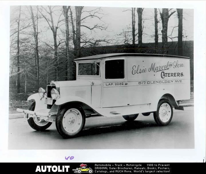 1929 Chevrolet Delivery Truck Factory Photograph  