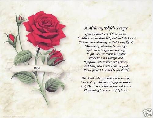 army wife poems deployment