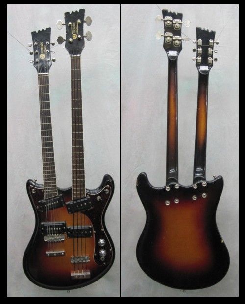 1970s Double Neck Guitar/Bass Mosrite  