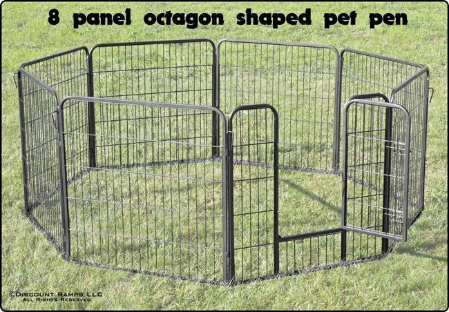 NEW 31.5 DOG EXERCISE PLAYPEN KENNEL CAGE PLAY PEN CRATE (PET PEN 