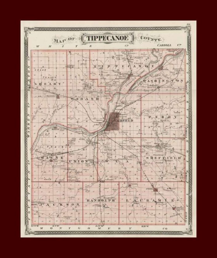 TIPPECANOE County, Indiana, Lafayette, Battle Ground,  