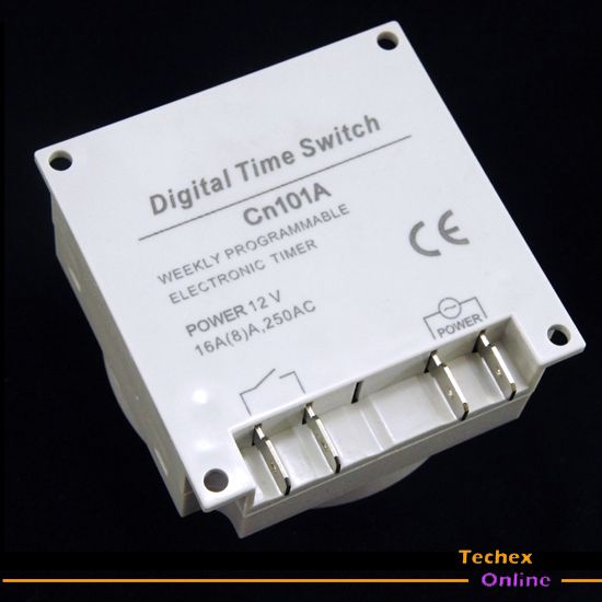   12V Digital LCD Power Programmable Timer Time switch Relay 16A  